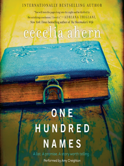 Title details for One Hundred Names by Cecelia Ahern - Wait list